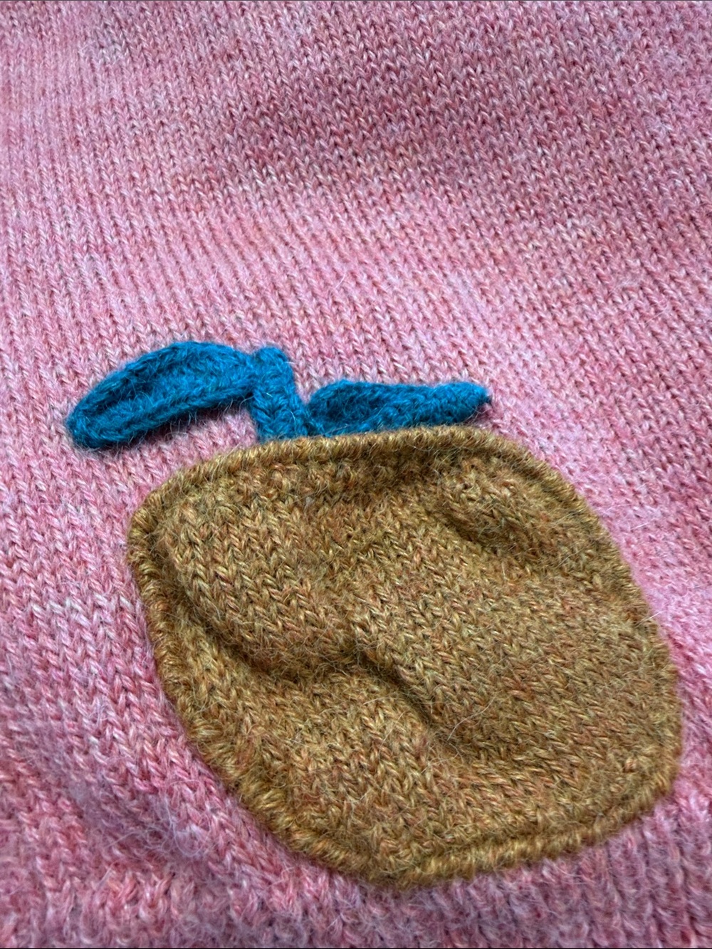 OEUF
KIDS OEUF NYC BABY AND CHILD APPLE POCKETS
SWEATER Peachy Brown color - Picture 6 of 8